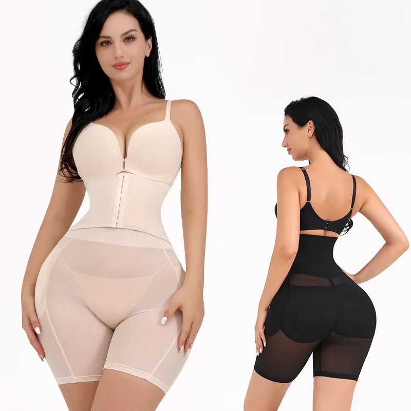Custom Logo High Compression Fajas Colombianas Girdle With Corrective Waisted Butt Lifter Full Body Bbl Shaper Faha Shapewear