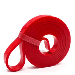 TPE factory source 2080x6.4x4.5mm pull up assist band fitness strength band power exercise custom TPE stretch resistance bands