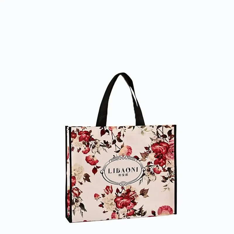 Coated Nonwoven Bag Printable LOGO Advertising Gift Shopping Bag Clothing Storage Bag Waterproof Foldable Used