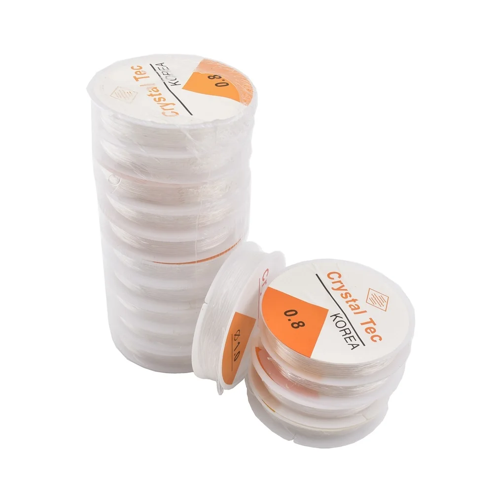 Transparent Flexible Elastic Crystal Line Rope Cord for Jewelry Making Beading Bracelet Wire Fishing Thread Rope