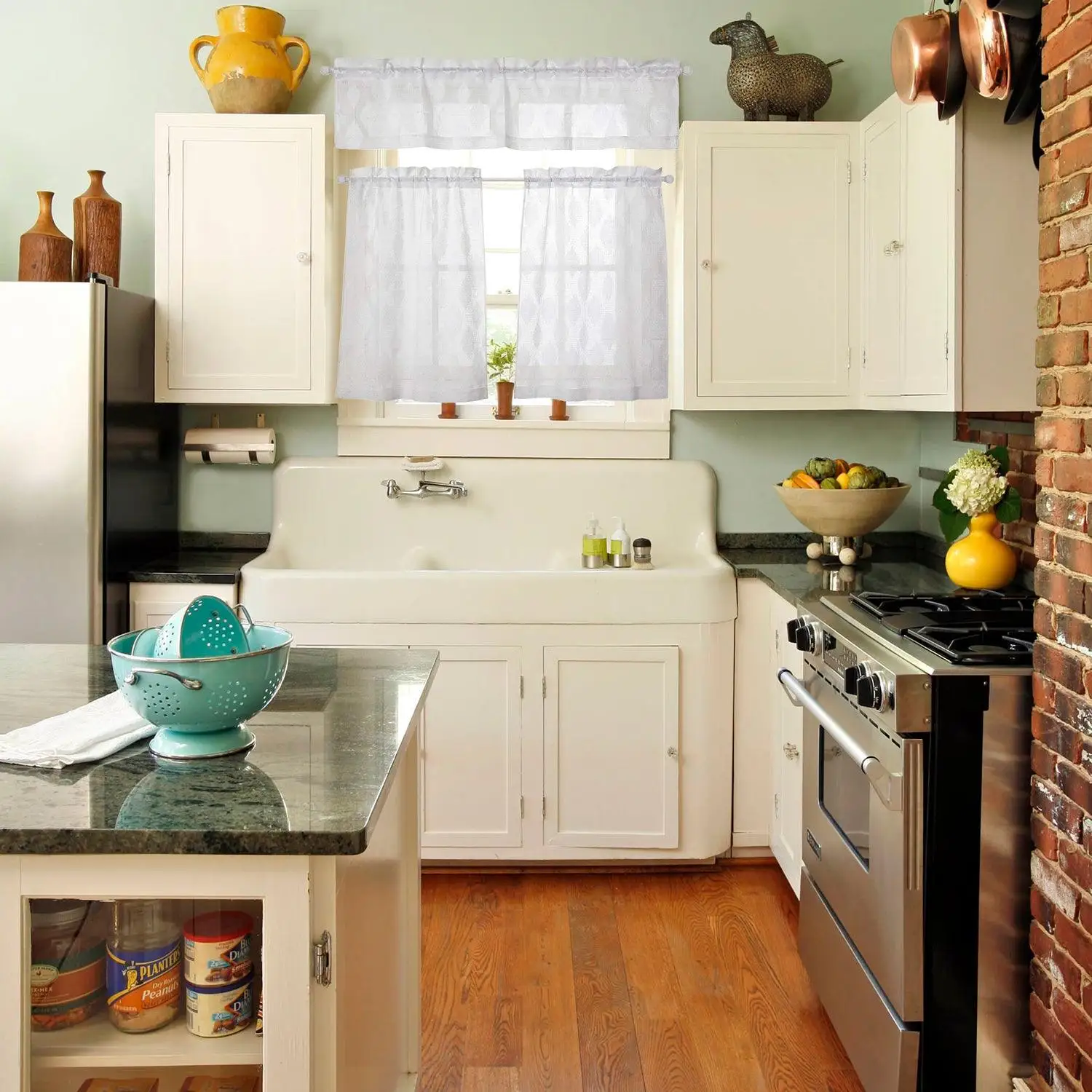 Kitchen Curtains Set Fashions Kitchen Cabinet Curtains short Curtains  for home