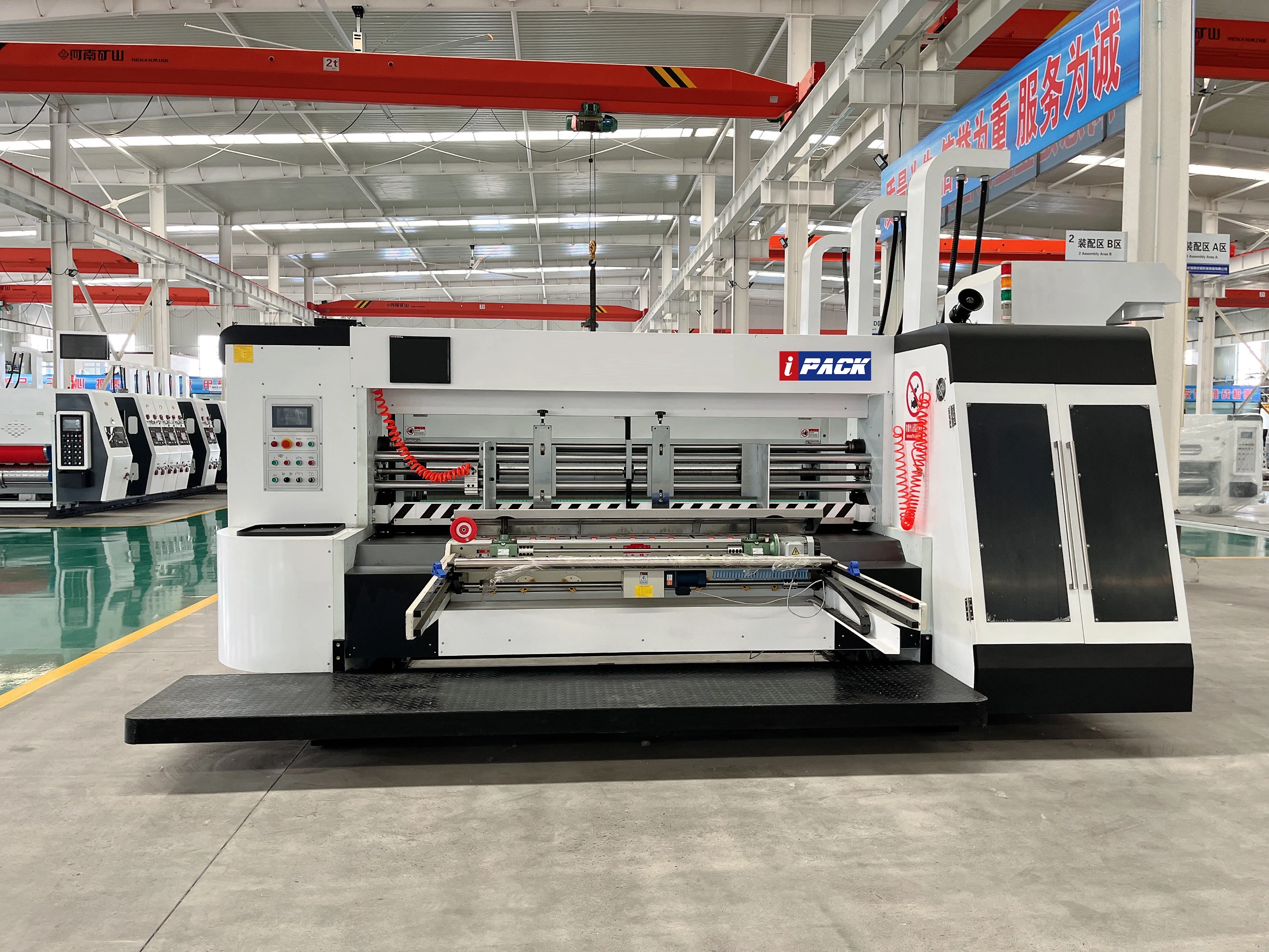 high efficiency automatic flexoo 4 color printing machine ,automatic 5 colors printerslotter die cutter machine