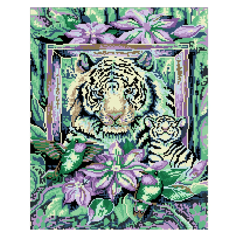 House Decor Accessories Hand Embroidery Suits Embroidery Cross Stitch Set