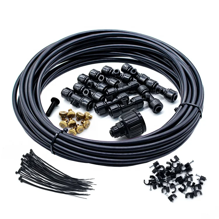 Hot Sale Brass Nozzle Fog Water Jet Sprayer Agriculture System Of Garden Watering Kit