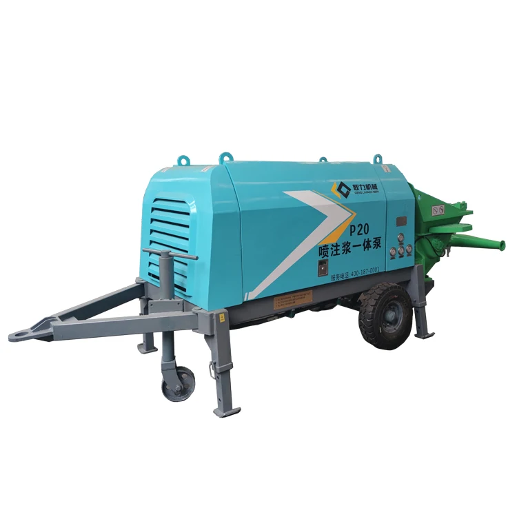 
P20 Concrete shotcrete and grouting integrated pump concrete shotcrete machine 