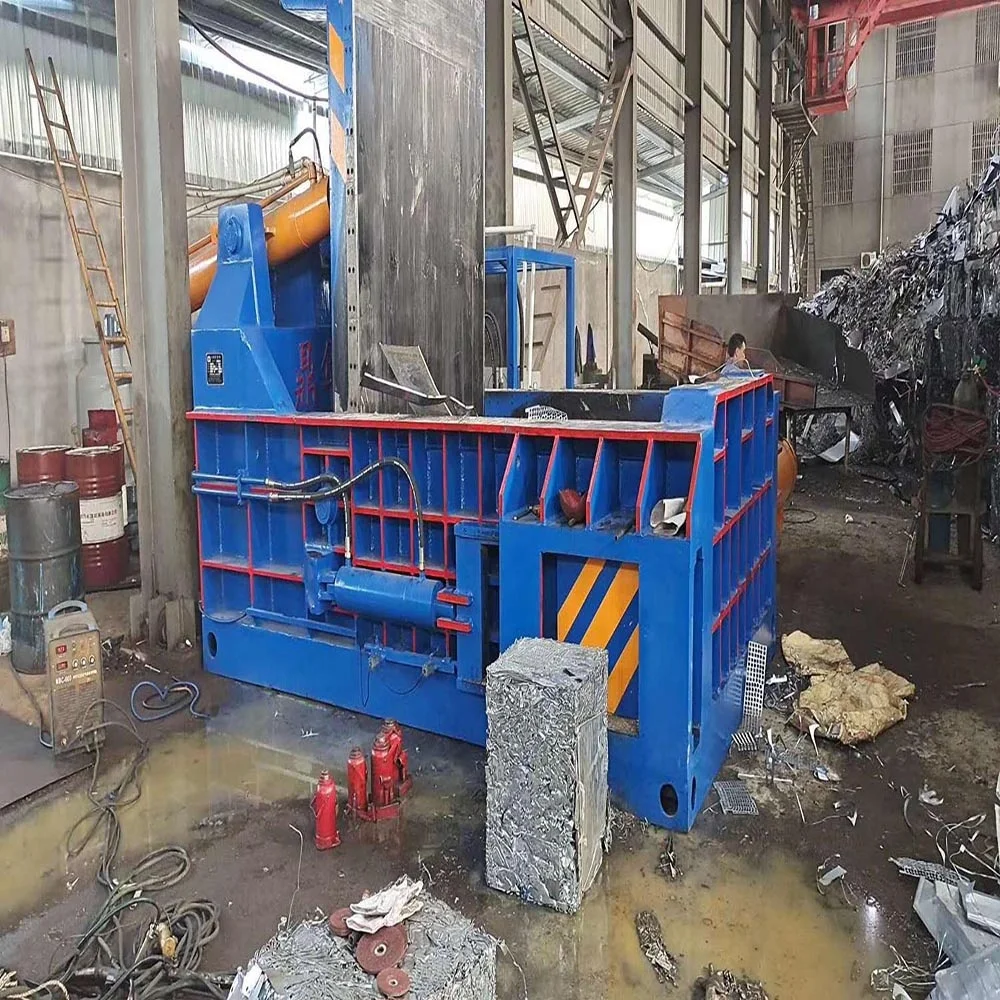 Tire wire scrap press machine Tyre scrap steel wire baler machine