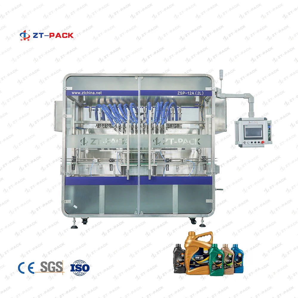 ZT-PACK cbd filler full automatic 6 - 16 heads engine full automatic oil filling machine