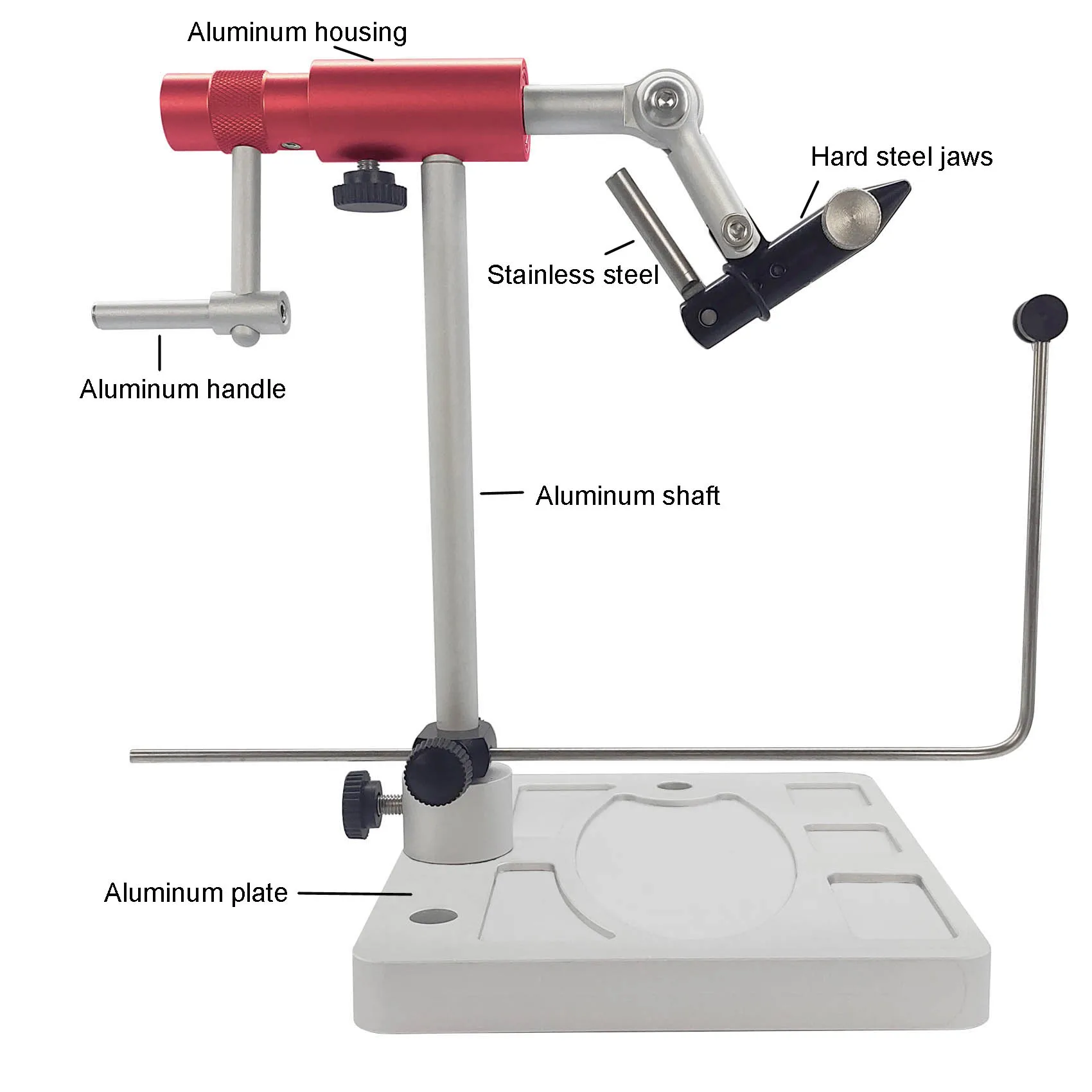 High quality rotary fly tying vise to tie fly tying materials (B02)