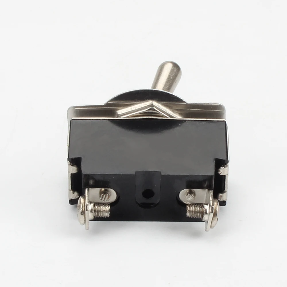  KN3B-101 12 мм 15A 250V однополюсный 2 Pin Винтовые клеммы вкл/выкл фиксации SPST металлический рычажный