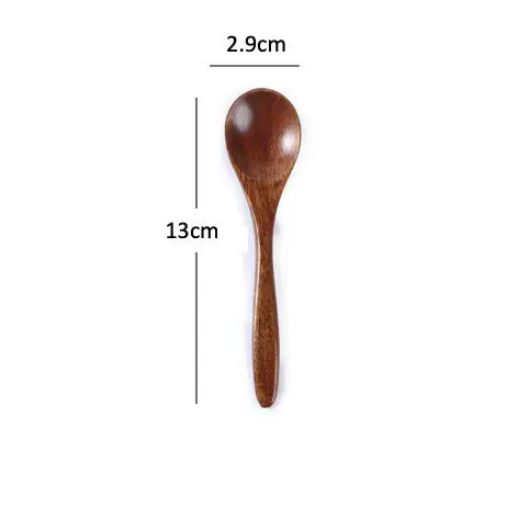 High Quality Cheap Natural Eco-Friendly Reusable Wood Spoon Food Wooden Kitchen Spoons