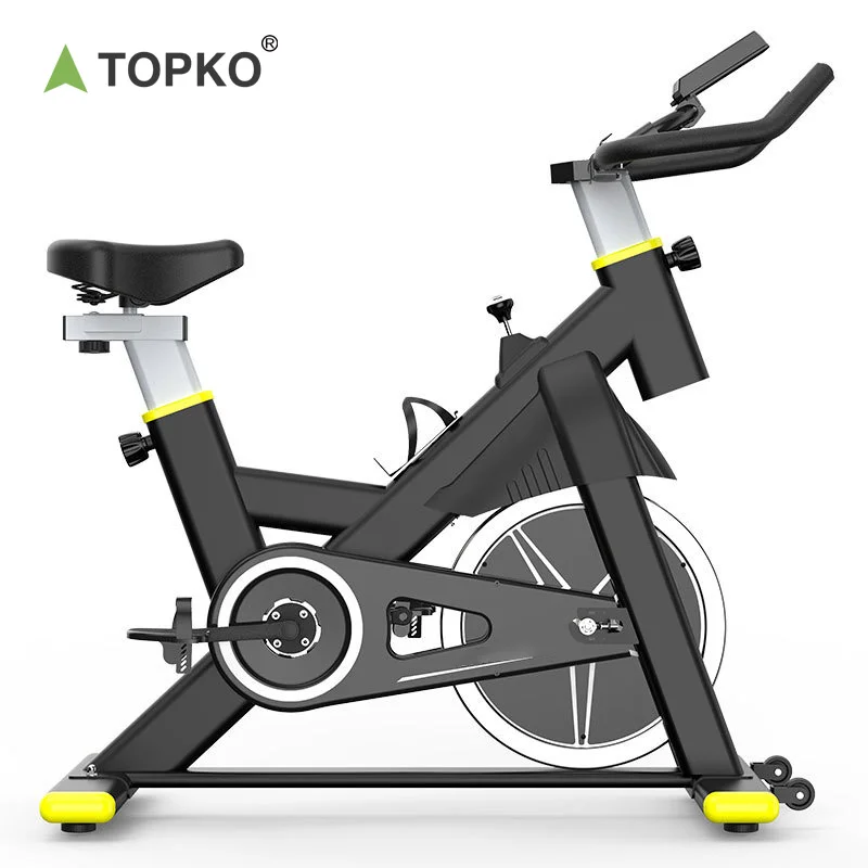 TOPKO Hot Selling Indoor/commerical spinning bike Steel Household ultra quiet fitness equipment sports exercise bike
