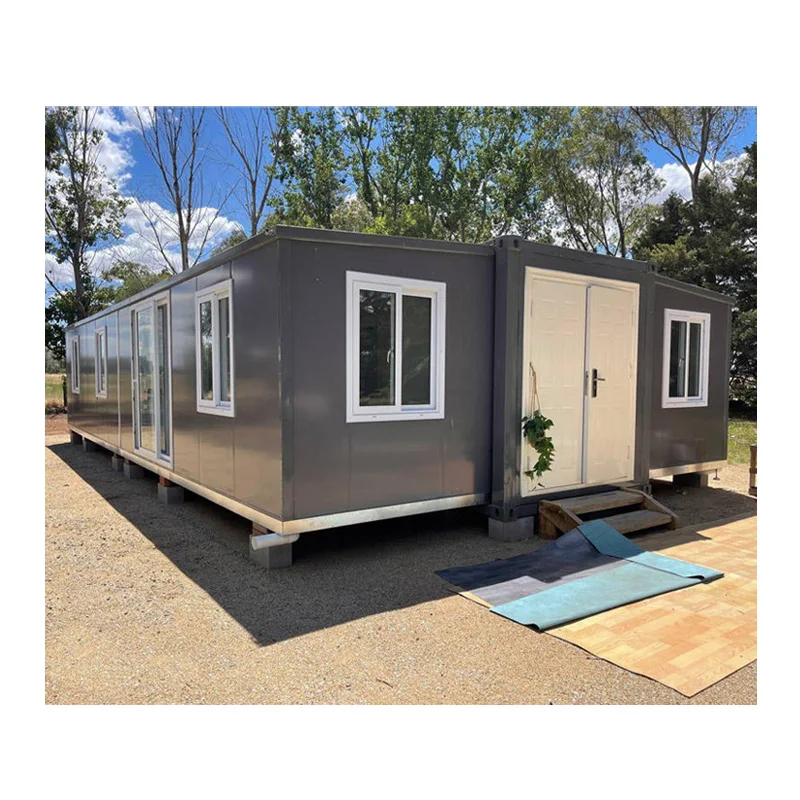 20ft Modern Modular Home Container House Easy Assembly Design Folding Expandable Office Apartment Shop Toilet Use 1-Year