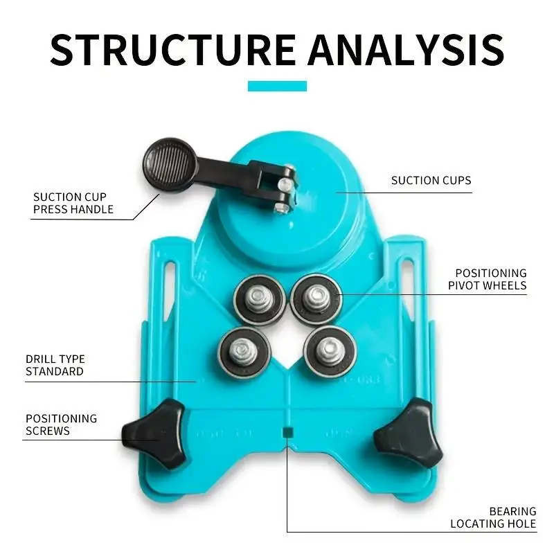 MeiKeLa Ceramic tile opening locator Ceramic Hole Saw Openings Locator Adjustable Positioner