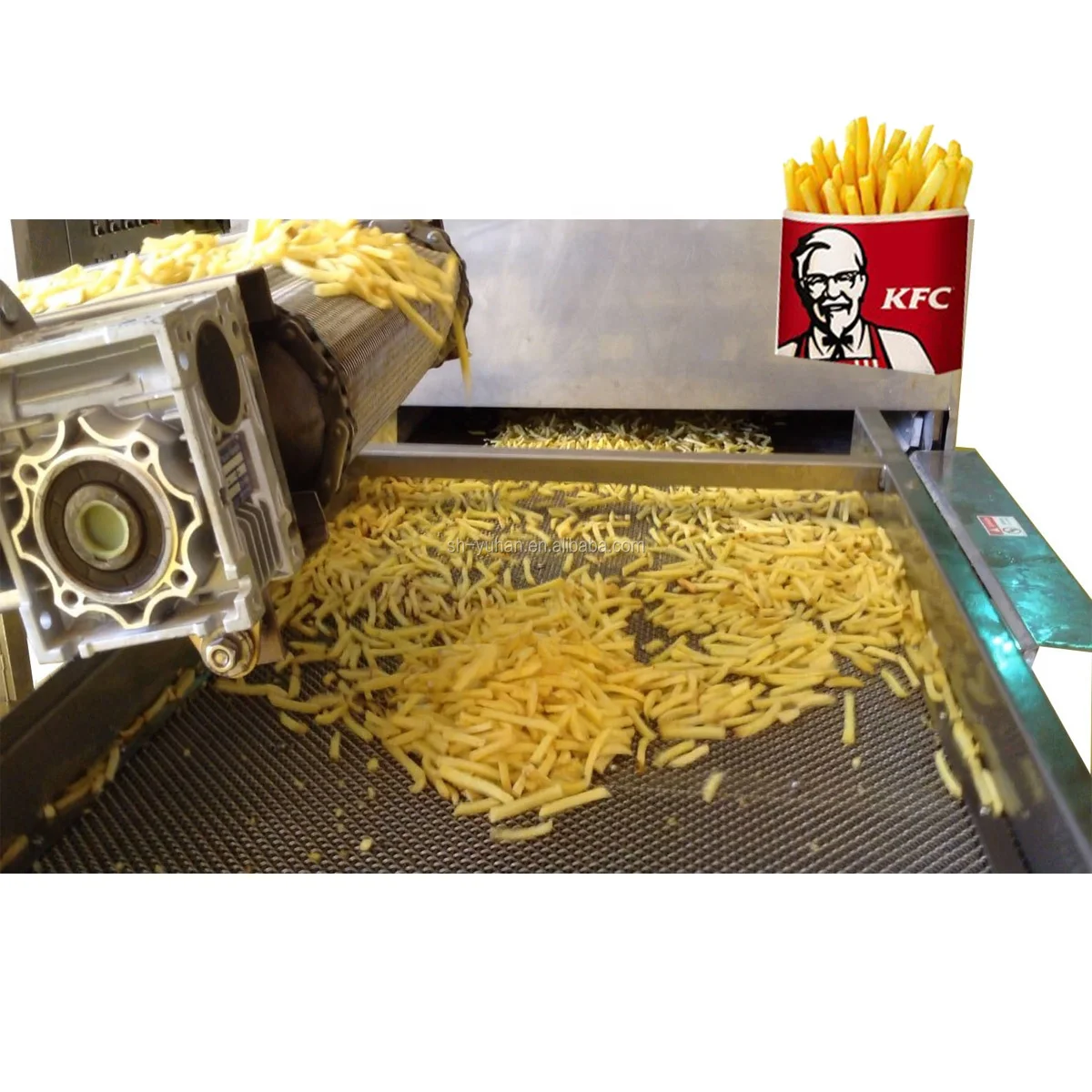 Potato peeling equipment with discount Complete set of frozen french fries making machine Potato cutting machine on sale