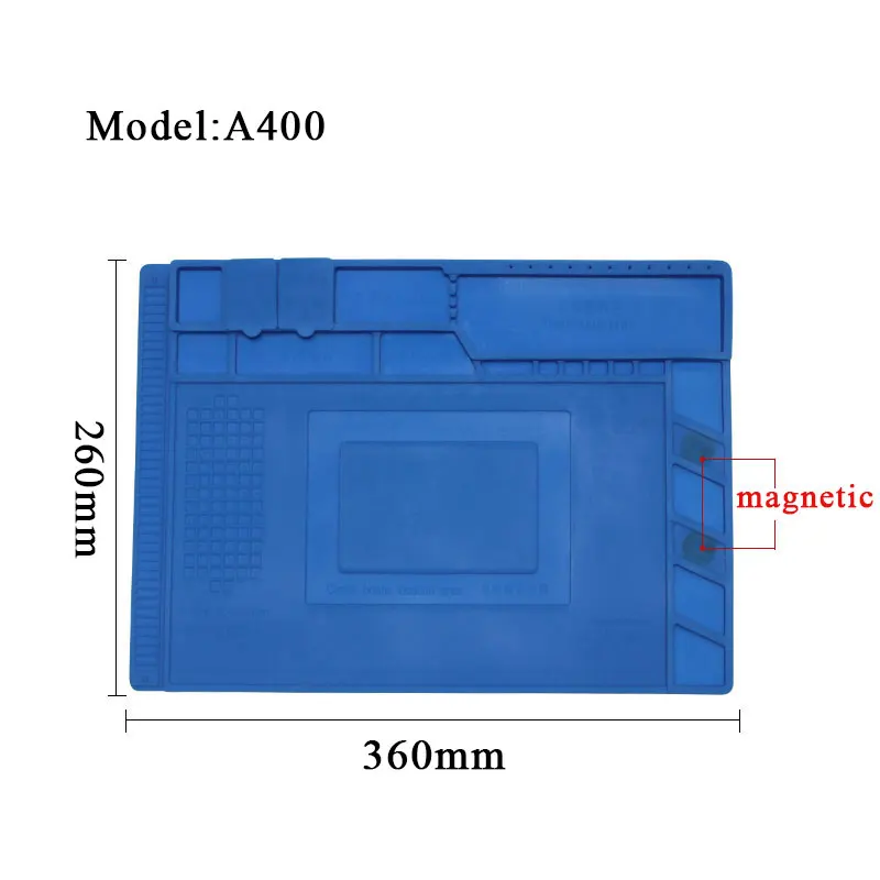 welding repair silicone pad Heat Insulation Silicone Pad Phone Computer Repair Hot Air Gun Station Mat BGA Soldering Repair Tool