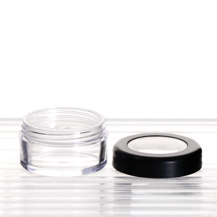 3g 5g 10g transparent dry food fruit pet cosmetic jar cover plastic sealing discs for cream