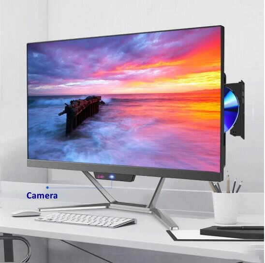 
4K All in one PC I7 Core Destops Gaming Computer 27 Inch 8G 256G WiFi Touch Screen All In One Pc 