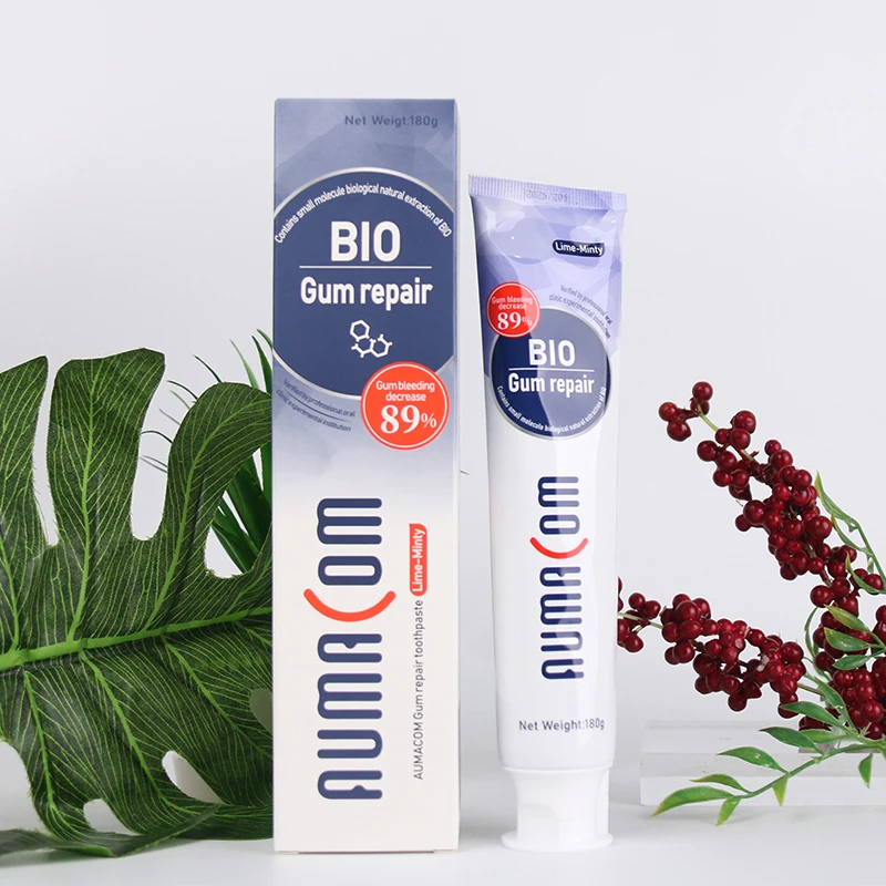 Manufacturer High Quality CE ISO 1/5 Wholesale Private Label Customization 180g BIO Adult Toothpaste