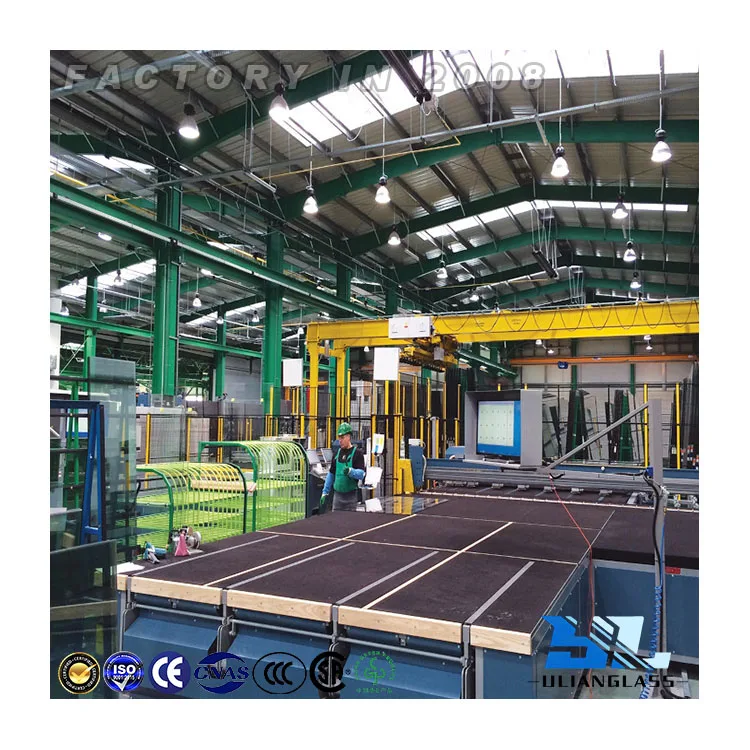 Ulianglass laminated glass hollow glass machining services bulletproof glass High Temperature Resistant Mezzanine