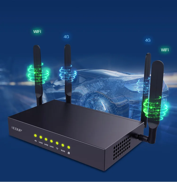 EDUP AZ800 industrial 4g router good quality 4g lte industrial wifi router with openwrt