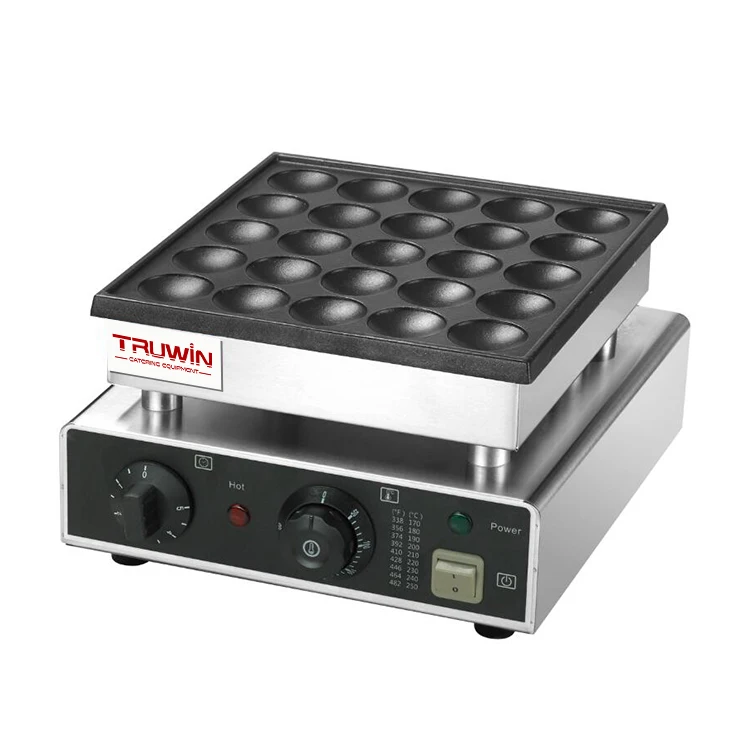 800W Electric Quail Egg Grill Dutch Mini Pancake Waffle Poffertjes Maker Grill