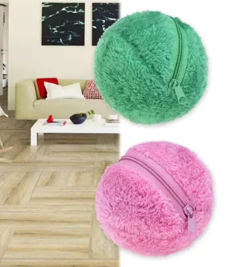 Mini Automatic Roll Ball Microfiber Vacuum Cleaner Floor Sweeper Mop Balls Household Cleaning Tools Cleaning Cloths 1 Pc Wholesa