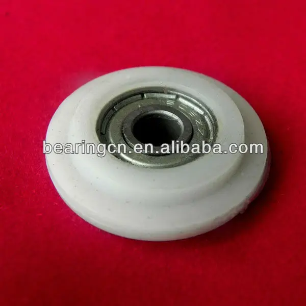YCZCO POM sliding wardrobe wheels rollers pom sliding roller for sliding gate nylon rollers