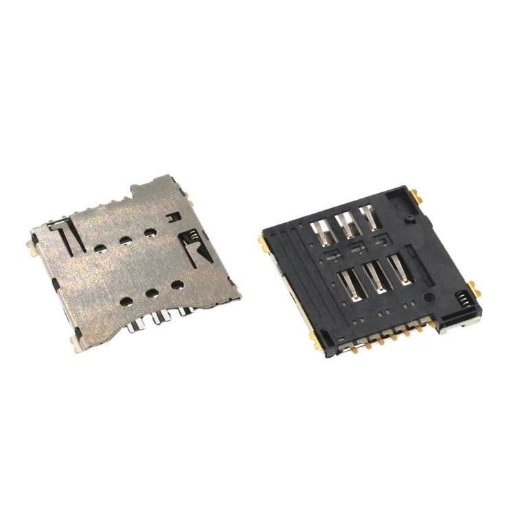 
pcb micro sd sim card connector 