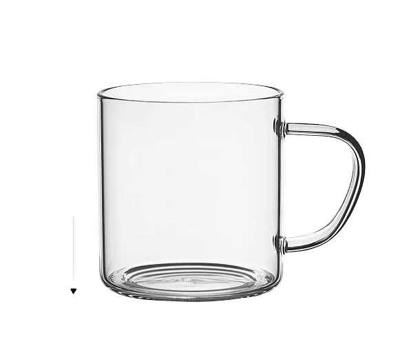 Custom Borosilicate Water Glass Cup Coffee Mugs And Glass Tea Cups