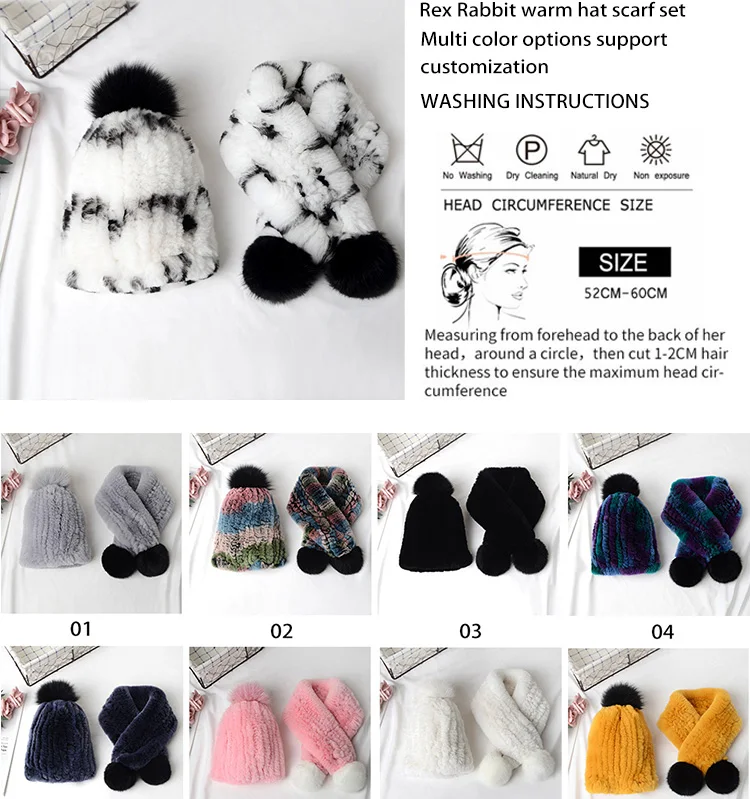 Real Rex Rabbit Fur Hat