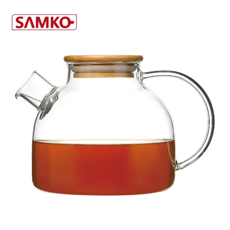700ml glass doubl teapot 700ml novelty borosilicate glass teapot