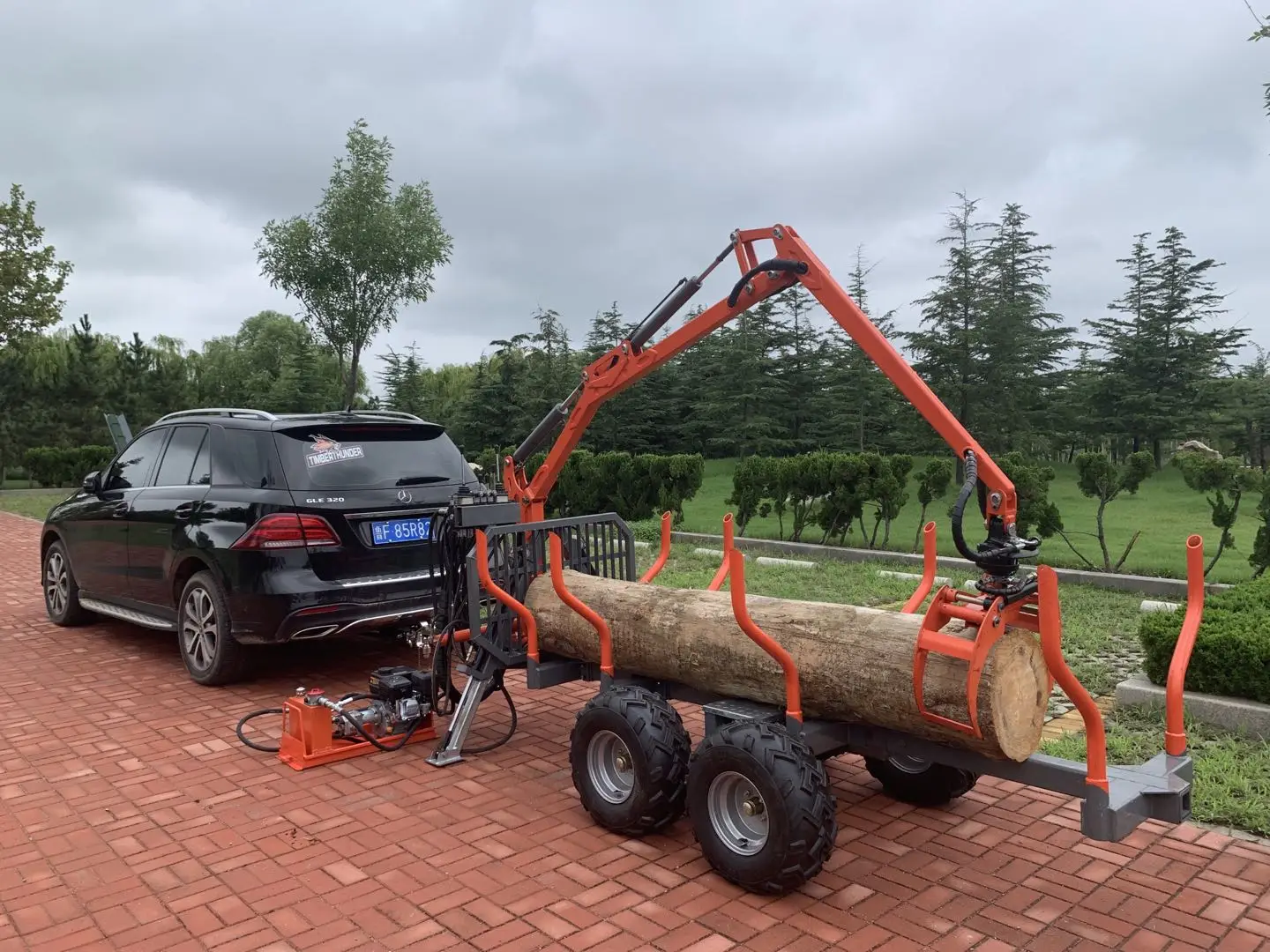 High Quality Atv Tow Behind Trailer ATV Tipping Rrailer transport ATV Trailers