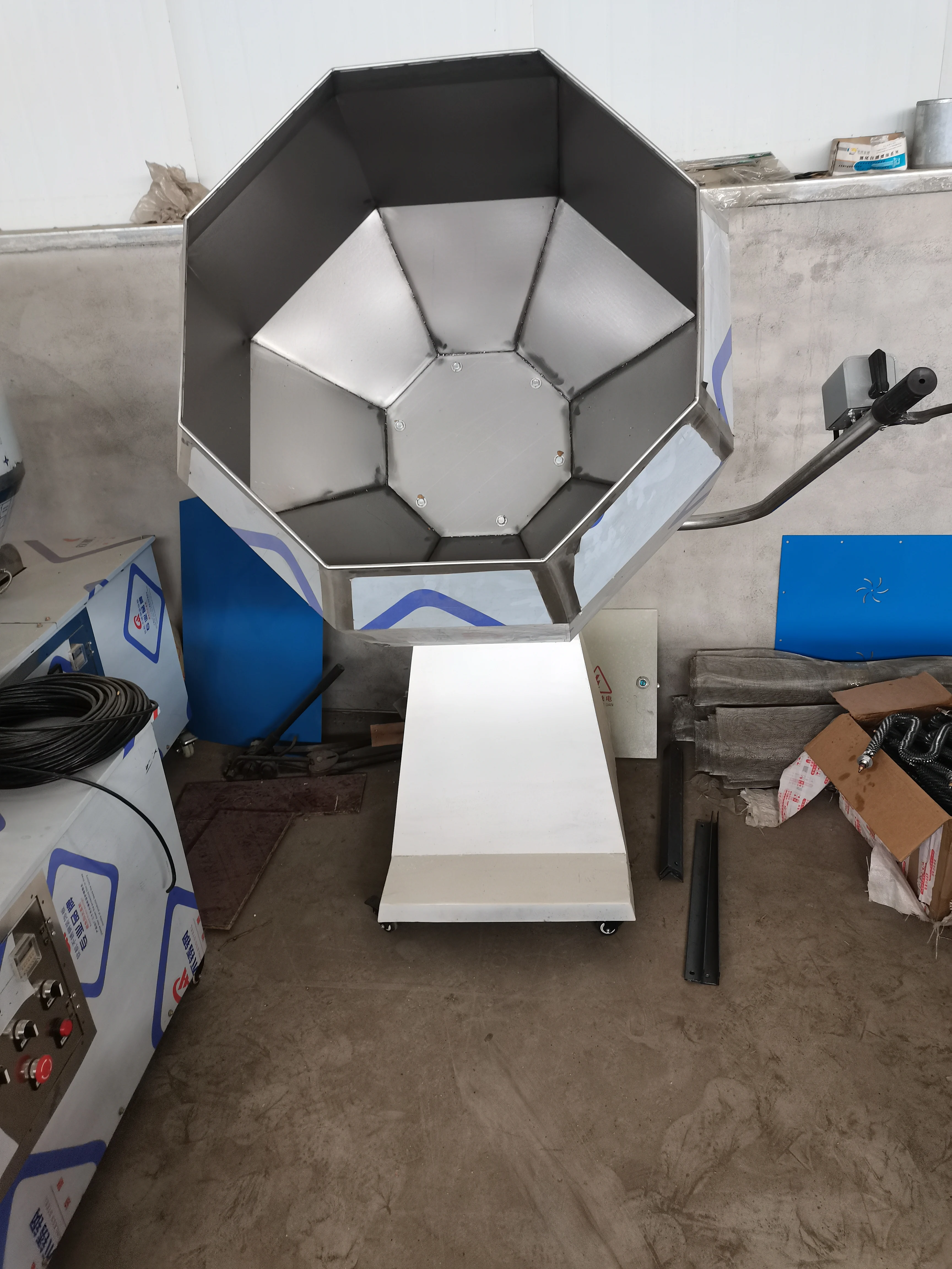 2023 New snack food seasoning flavoring powder peanut coating machines