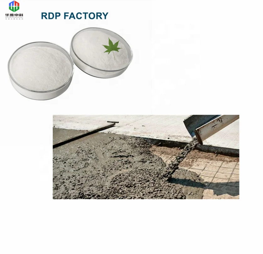 HWZK brand Freely Flowing Construction Adhesive wall putty Re-dispersible polymer powder RDP rdp manufacturer Factory Price