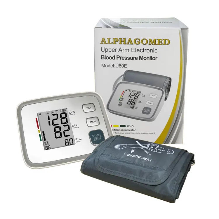 Digital Blood Pressure Monitor with Automatic arm Cuff LCD Displays Blood Pressure testing Pulse Rate and Irregular heartbeat
