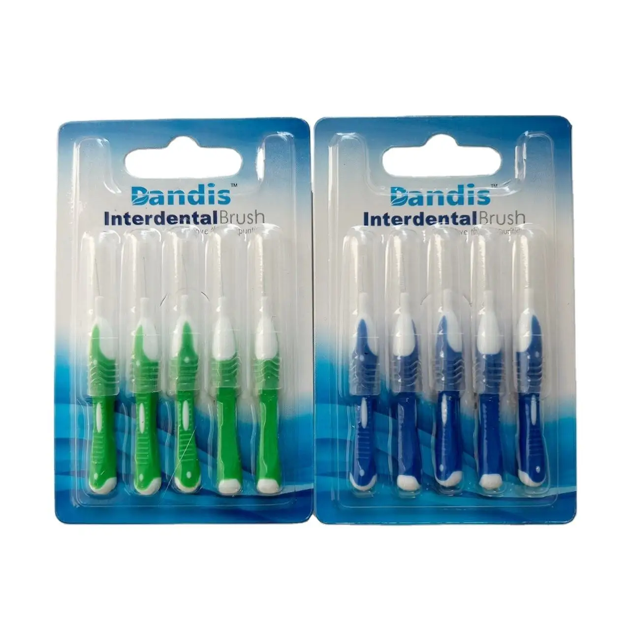 Эргономичная одноразовая межзубная щетка