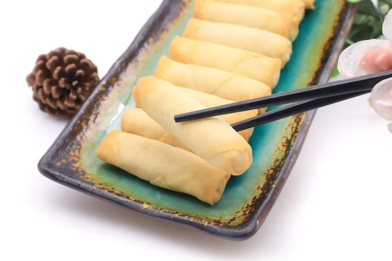 Sinocharm китайская простая Восточная еда Dimsum Снэк овощной рулон IQF замороженная жареная пружина