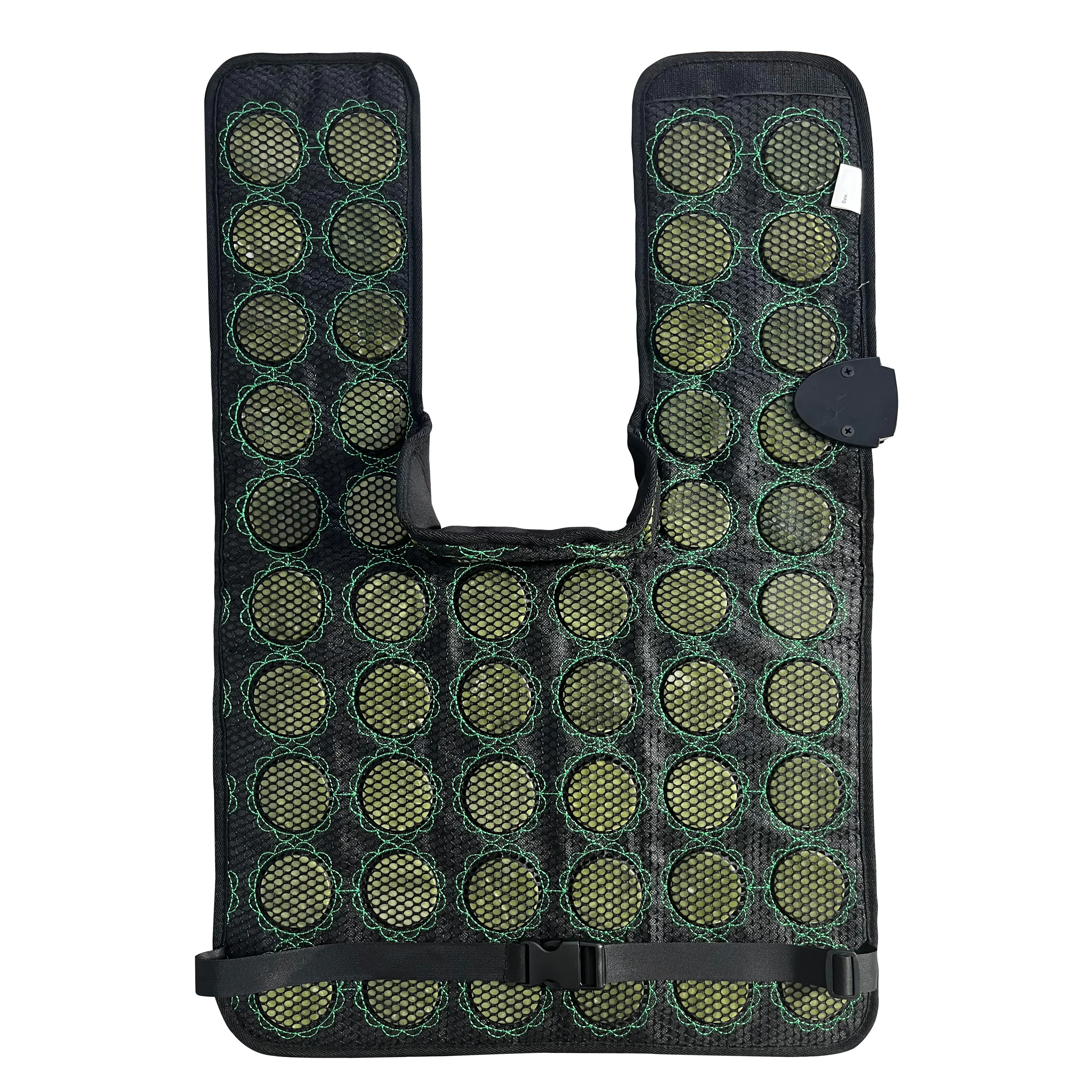 2 Overheating System More Safer Thermal Tourmaline Jade or Stones Suit Infrared Sauna Heat Vest Cape