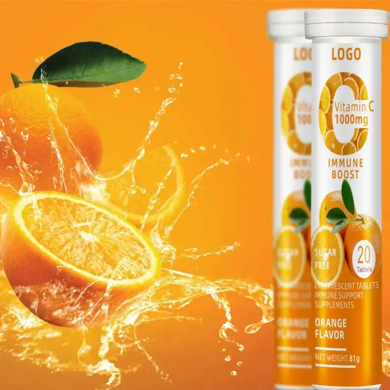 OEM Private Label Customized formula Vitamin Supplements Vitamin C Effervescent Tablet 1000mg