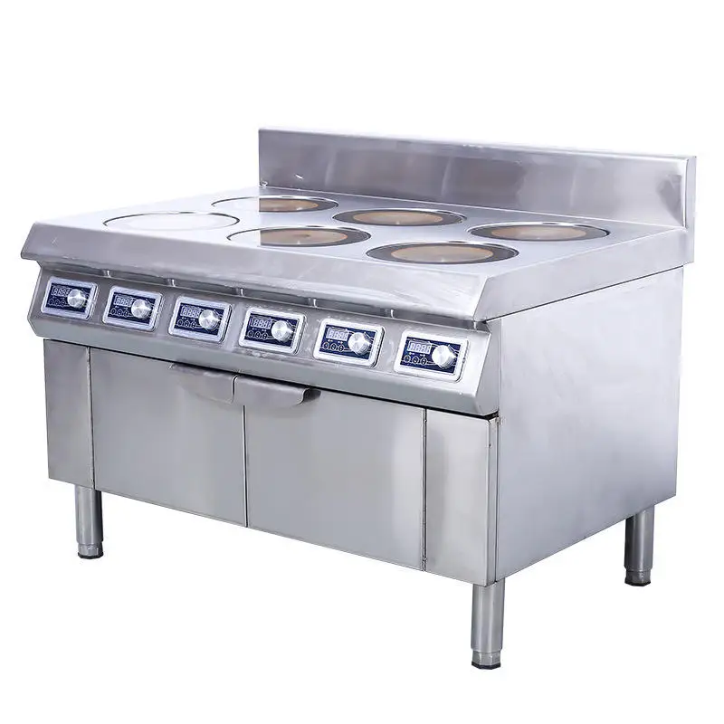 Restaurant Kitchen Equipment Electric Induction Cooker Stove With 6 Burners