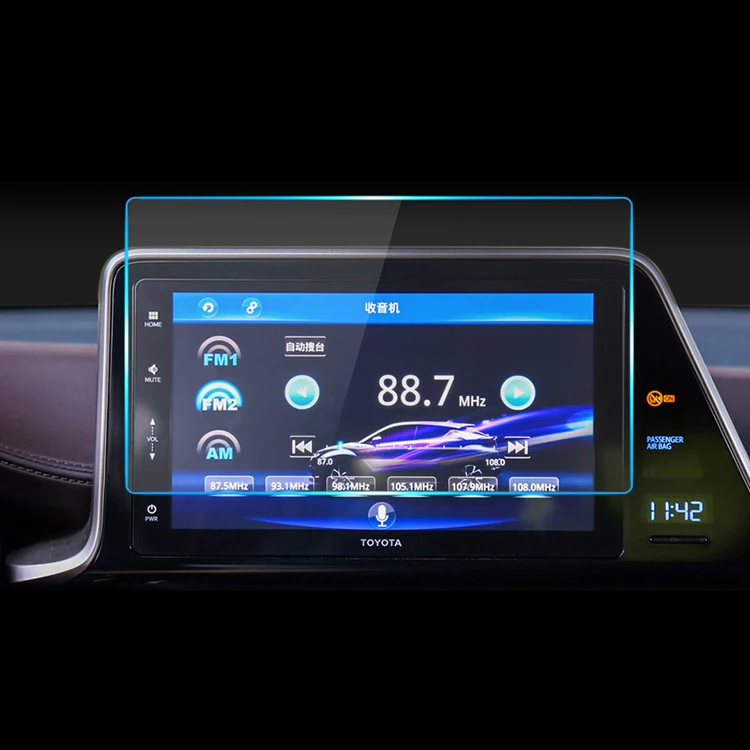 Центр сенсорное управление экранные протекторы для Toyota izoa 2020 прикосновения по центру HD Crystal Clear навигации пленка