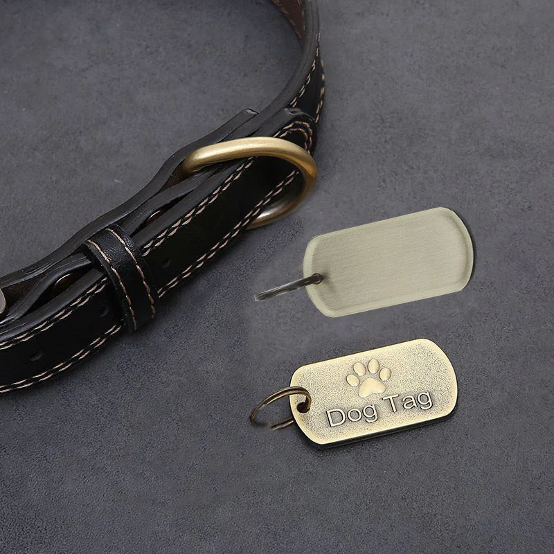 Customizable Engraved Pets Plating Unique Laser Engraved Pet ID Tag for Dogs Cats identity Pendant