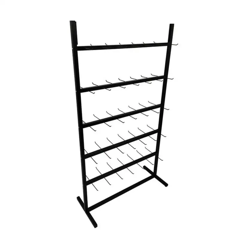 Custom Portable Hook Hangers Metal  Socks Retail Display Stand