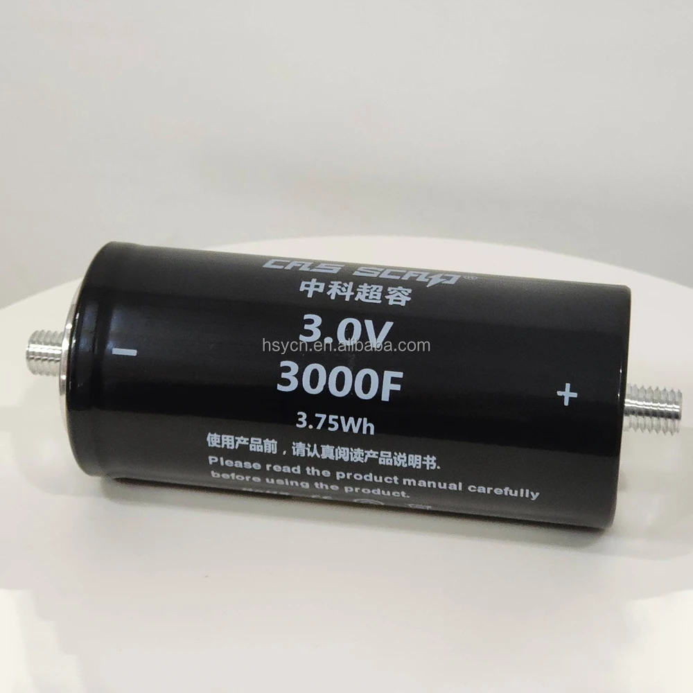 SCP3000C00002R7STA High Efficiency Storage King 2.7V high voltage emergency standby 3000F supercapacitor 2.7V 3000F 60.5*138