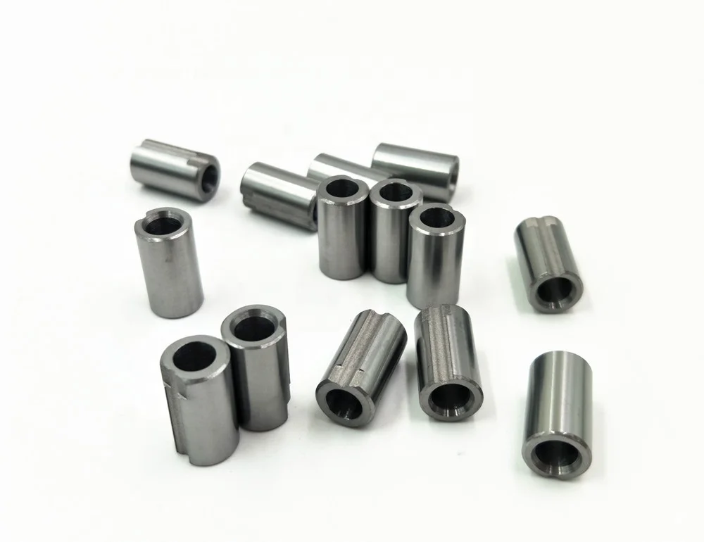 Shaft Bearing Bush Tungsten Carbide Hard Alloy Sleeve Linear , Flange or with Slots Chuanying Carbide +/-0.05mm Wc-co Wc-ni OEM