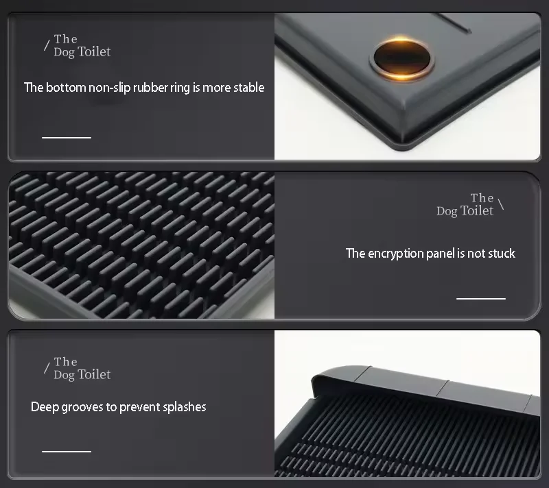 Wholesale 2024 New Arrival Encrypted Panel No Wet Feet or Stuck Feet One Piece Easy to Clean Indoor Dog Potty Dog Toilet