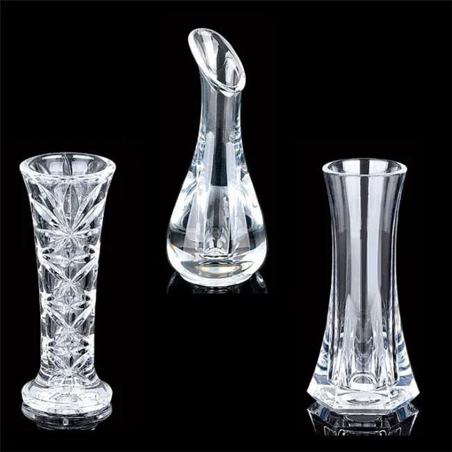 hot sale acrylic crystal vase/ decorative Clear transparent vase jardiniere