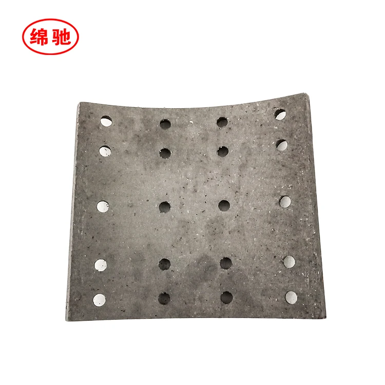 hot high quality 12 hole brake pads for heavy trucks