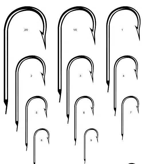 Wholesale Quality Round Bent Sea Carbon Steel Fishing Hook