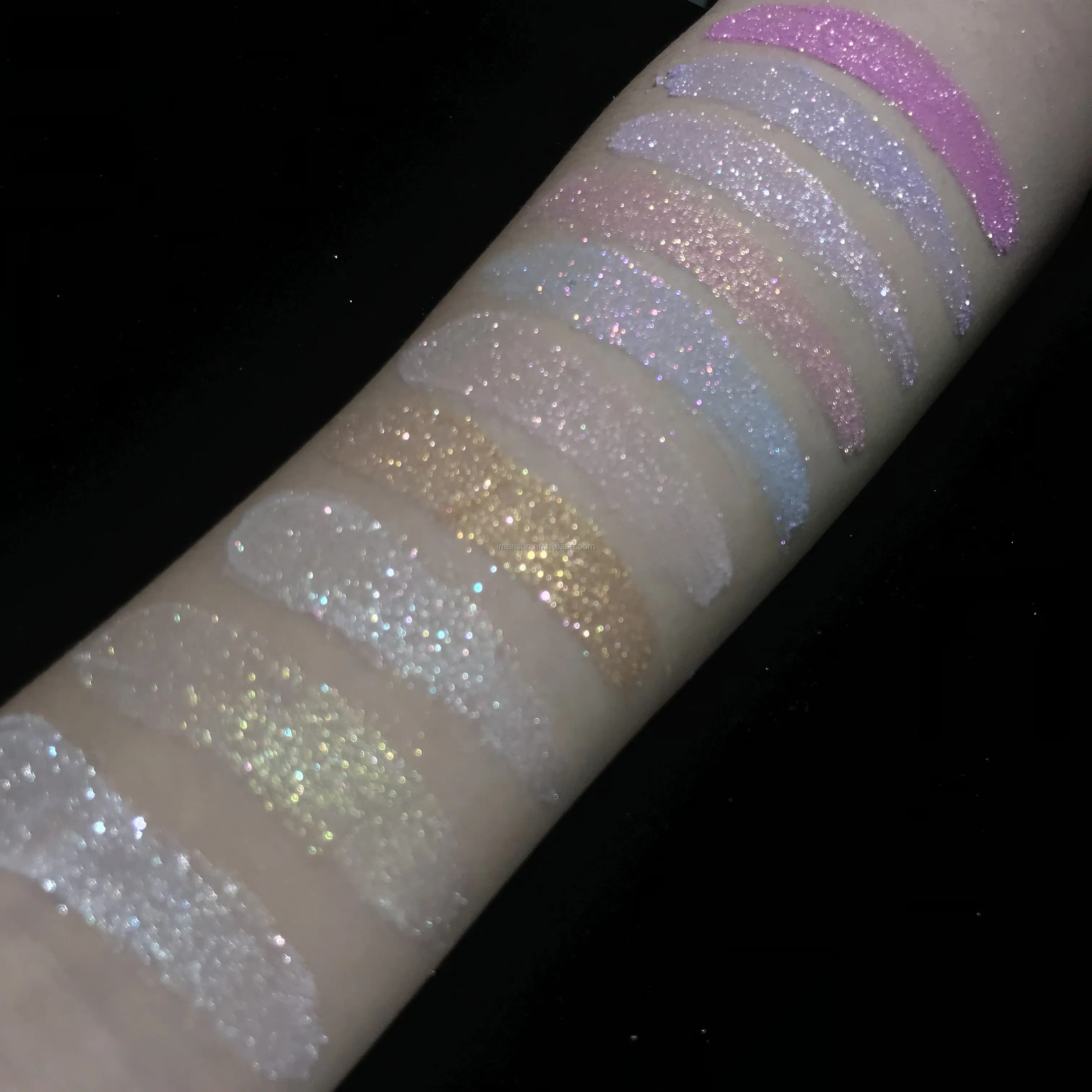 New Trending Shimmer Glitter Highlighter Spray Pigments Oil Control Diamond Sparkle Body Glitter Powder